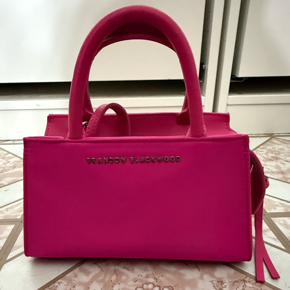 Brandon Blackwood Pink Mini Bag Structured Design